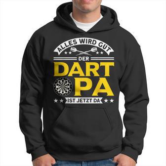 Dart Opa Der Dart Opa Ist Jetzt Da Dartspieler Dart Kapuzenpullover - Geschenkecke
