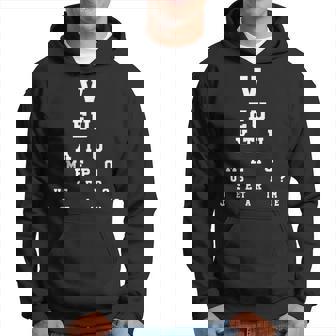 Demande En Mariageeux-Tu M'épouser Test Oculaire Sweat à capuche - Cadeauxyz