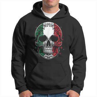 Dia De Los Muertos Drapeau Mexicain Tête De Mort Mexicaine Sweat à capuche - Cadeauxyz