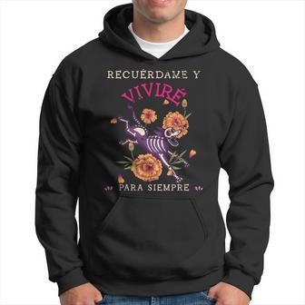 Dia De Muertos Hund Dia Des Los Muertos Distressed Perro Kapuzenpullover - Seseable