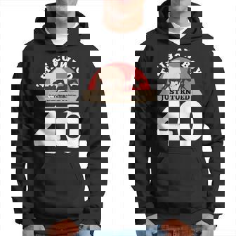 Dieser Cowboy Ist Gerade 40 Geworden Reiter-Geschenk Zum 40 Geburtstag Kapuzenpullover - Seseable