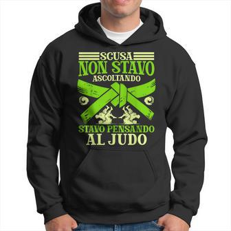 Divertente Judo Atletatavo Pensando Al Judo Felpa con cappuccio - Novitaregali