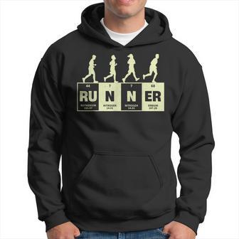 Divertida Tabla Periódica Para Corredores De Maratón Del Equipo De Pista De Correr Sudadera - Regaloses