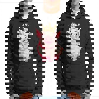 Divertido Cerdito Con Corona Para Los Amantes De Los Cerdos Coronados Sudadera - Regaloses