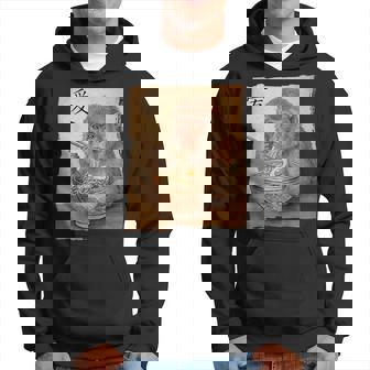 Divertido Macaco Japonés Comiendo Ramen Mono Kawaii Japonés Sudadera - Regaloses