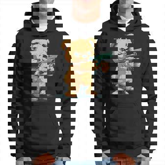 Divertido Oso De Peluche Con Pistola Para Los Amantes De Las Armas Sudadera - Regaloses