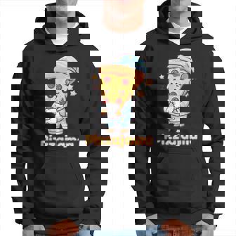 Divertido Pizza Pijama Pizzajama Dibujos Animados Sudadera - Regaloses