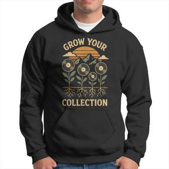 Divertidoinilo Flor Coleccionista De Música Retro Disco Deinilo Juego De Palabras Sudadera - Regaloses