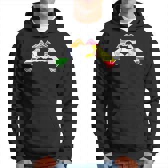 Drapeau De L'inde Espagne – Cœur Indien Espagnol Sweat à capuche - Cadeauxyz