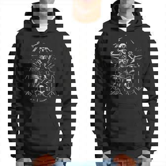 El Baterista De Rock Onkeleton Handkull Beats Rock Band Sudadera - Regaloses