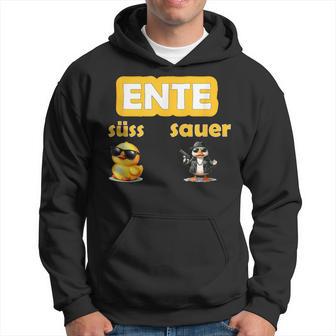 Ente Enten Entchen Lustig Wortspiel Koch Landwirt Ente Kapuzenpullover - Geschenkecke