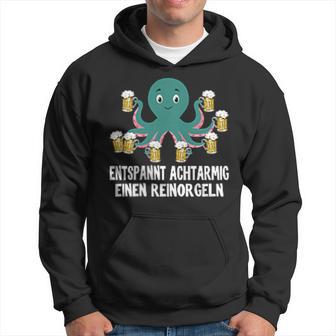 Entspannt Achtarmig Einen Reinorgeln Bier Outfit Party Kapuzenpullover - Geschenkecke