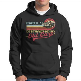 Fácilmente Distraído Por Coches Antiguos Humorintage Classic Car Sudadera - Regaloses