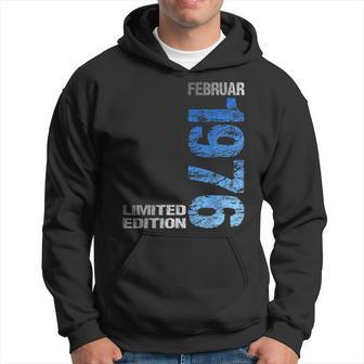 Februar 1976 Mann Frau 50 Geburtstag Limited Edition Kapuzenpullover - Geschenkecke