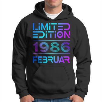 Februar 1986 Mann Frau 40 Geburtstag Limited Edition Kapuzenpullover - Geschenkecke