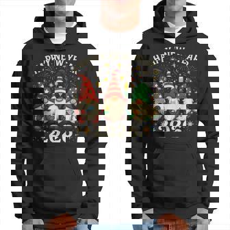 Fête Des Feux D'artifice Des Gnomes Pour Le Nouvel An 2026 Sweat à capuche - Cadeauxyz