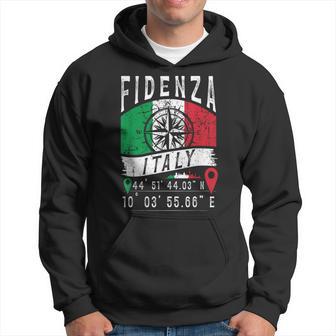 Fidenza Italia Bandera Italia Coordenadas Gps De Fidenza Sudadera - Regaloses