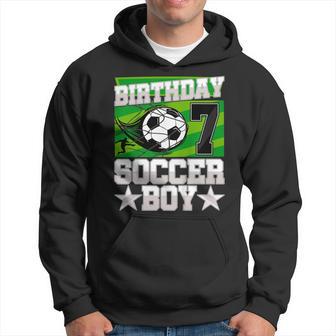 Fiesta De Cumpleaños De Fútbol 7º Cumpleaños Niño De 7 Años Sudadera - Regaloses