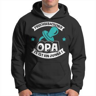 Frischgebackener Opa Es Ist Ein Junge Großvater Kapuzenpullover - Geschenkecke