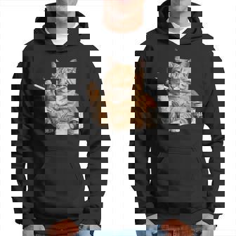 Gato Meme Gato Fumando Cigarrillo Y Cerveza Malos Meme Gen Z Sudadera - Regaloses