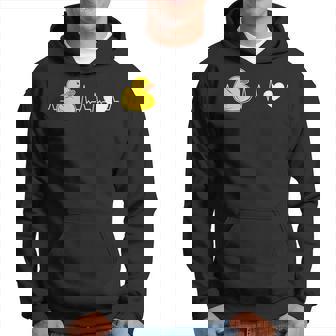 Gelbe Gummiente Herzschlag Badespielzeug Badewanne Kapuzenpullover - Seseable