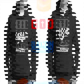 God Guns Bacon Patriotique Sweat à capuche - Cadeauxyz