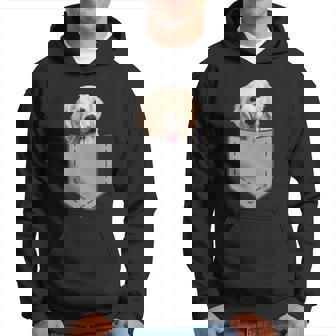 Golden Retriever Lustiger Hund In Deiner Brusttasche Kapuzenpullover - Seseable