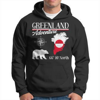 Greenland Adventure Eisbär-Kompass Grönland Kapuzenpullover - Geschenkecke