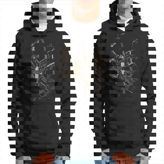 Guitareèche Guitare Acoustique Musique Guitariste Sweat à capuche - Cadeauxyz