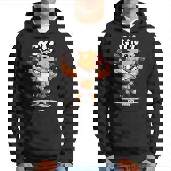 Gym Capybara Cool Fitness Entraînement Drôle Hommes Sweat à capuche - Cadeauxyz