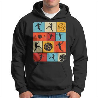 Hand Handball Joueur Handballeur France Enfant Garçon Retro Sweat à capuche - Cadeauxyz