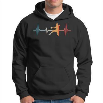 Handballer Herzschlag Handball Kapuzenpullover - Geschenkecke