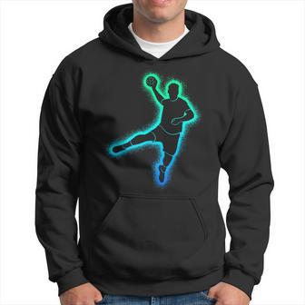 Handballspieler Kinder Handballer Herren Jungen Handball Kapuzenpullover - Geschenkecke