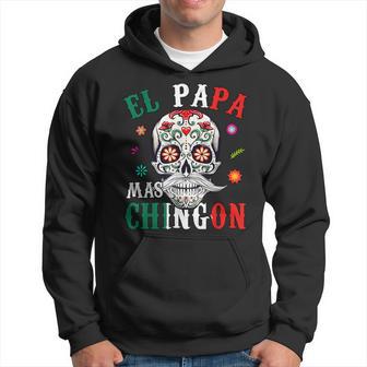 Homme Drapeau Mexicain El Papa Mas Chingon Dia De Los Muertos Heritage Sweat à capuche - Cadeauxyz