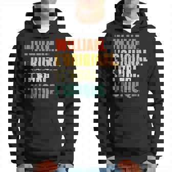 Homme William L'original Lerai L'unique Cadeau Personnalisé Sweat à capuche - Cadeauxyz
