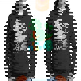 Hoy Cumplo 4 Años Dinosaurio T-Rex Niños Cuarto Cumpleaños Sudadera - Regaloses