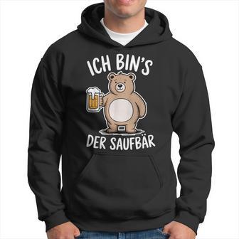 Ich Bins Deraufbäraufen Bier Alkohol Party Kapuzenpullover - Geschenkecke