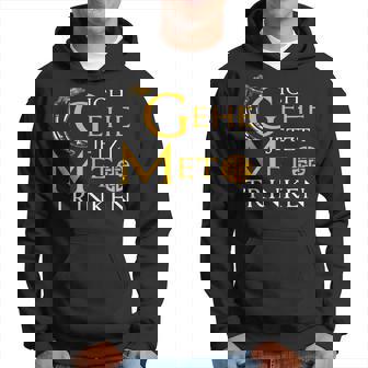 Ich Gehe Jetzt Met Trinken Nordische Mythologie Wikinger Kapuzenpullover - Seseable