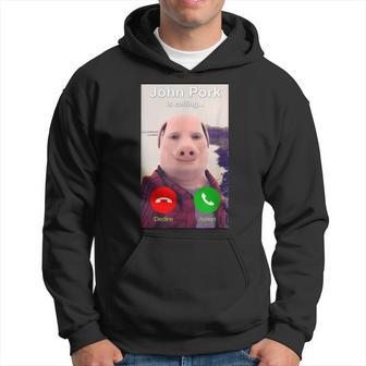 Ich Liebe John Pork Lustiges Genz-Meme Kapuzenpullover - Geschenkecke