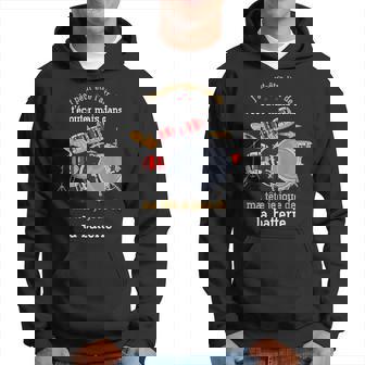 Instrument De Musique Cadeau Drums Baguettes De Batterie Sweat à capuche - Cadeauxyz