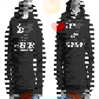 Io Amo Mio Figlio Io Cuore Mio Figlio Felpa con cappuccio - Novitaregali