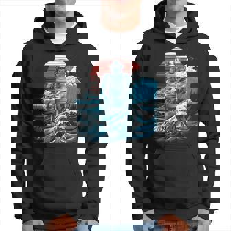 Japonamouraï Tokyo Arts Martiaux Épée Edgy Manche Longue Sweat à capuche - Cadeauxyz