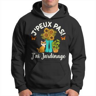 Je Peux Pas J'ai Jardinage Humour Jardin Chat Jardinier Sweat à capuche - Cadeauxyz