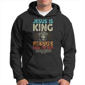 Jesús Es El Rey Que Le Dijo Adorador Religioso Cristiano Sudadera - Regaloses