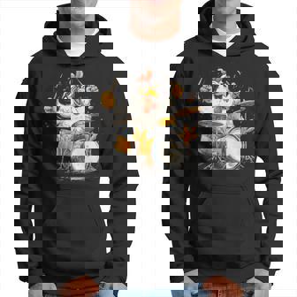 Joli Poulet De Dessin Animé Pour Les Amateurs De Musique Et De Batterie Sweat à capuche - Cadeauxyz