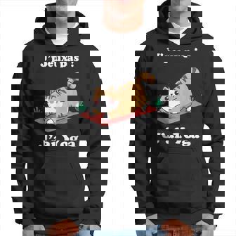 J'peux Pas J'ai Yoga Chat Drôle Humour Et Méditation Sweat à capuche - Cadeauxyz