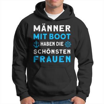 Kapitän Bootsbesitzer Motorboot Zubehör Boot Kapuzenpullover - Seseable