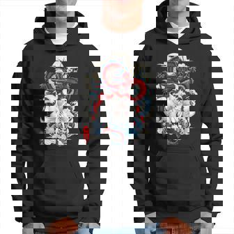 Kitsune À Neuf Queues Renard Et Dragon Temple Japonais Moon Sweat à capuche - Cadeauxyz