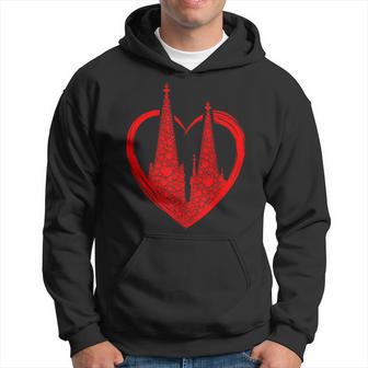 Kölner Dom Mit Herz Für Kölner Fans Kölle Herzen Liebe Köln Kapuzenpullover - Geschenkecke