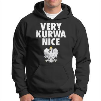 Very Kurwa Nice Poland Polska Polskie In Mangas Sudadera - Regaloses